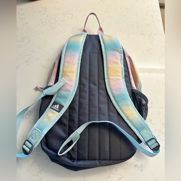 Adidas Creator 2 Young BTS Creator Backpack Bookbag Gray Green Bag #597 Tie Dye - Picture 8 of 12